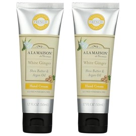 A LA MAISON White Ginger Hand Cream 1.7 oz, 2 Pack