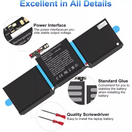 A1713 A1708 Battery For MacBook Pro 13" A1708 Ende 2016 Mid 2017 EMC 2978 3164