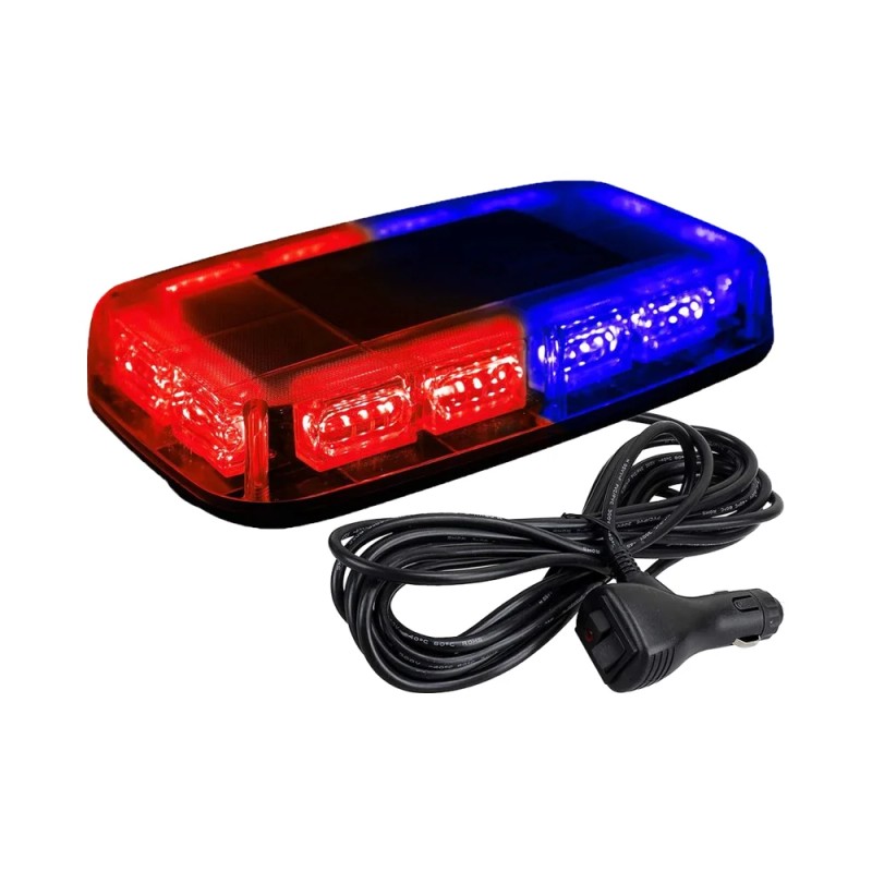 48-LED High Visibility Emergency Safety Warning Light Bar for Roof