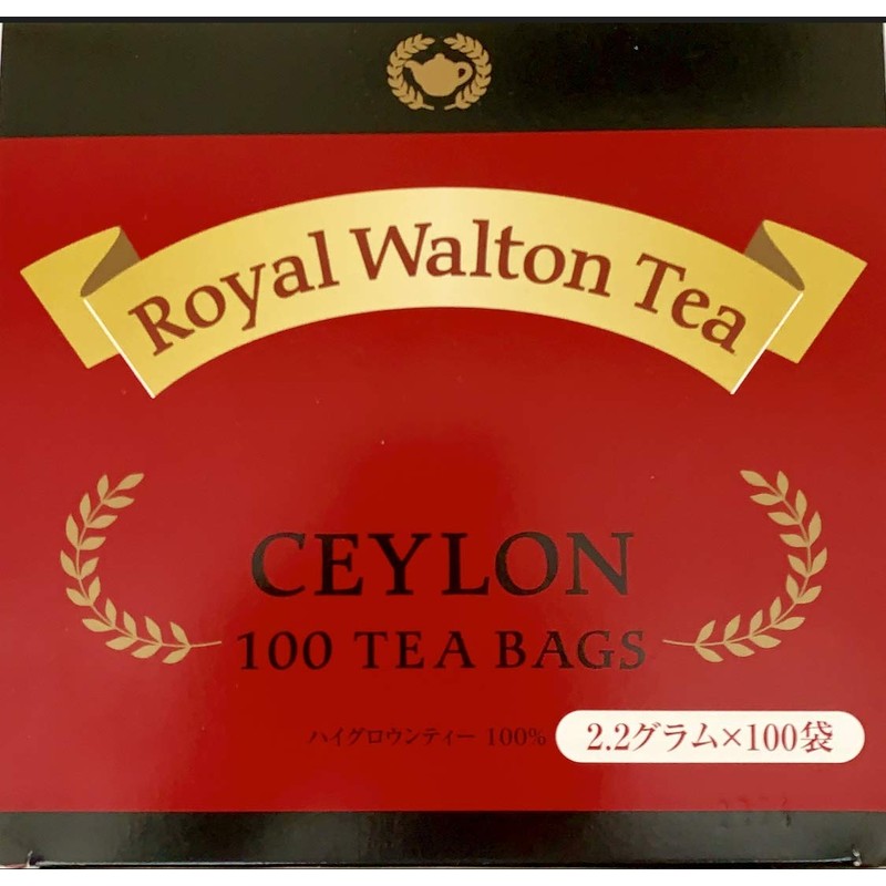 Royal Walton Tea Bags, Ceylon 100 Bags (7.8 oz (220