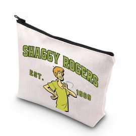 WCGXKO Cartoon Van and Dog Inspired Gift Mystery Machine Gift Mystery Van Zipper Pouch Makeup Bag (SHAGG CA)