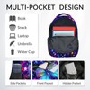 COZYAURA Butterfly Backpack for Girls, 17 Inch Kids School Bag