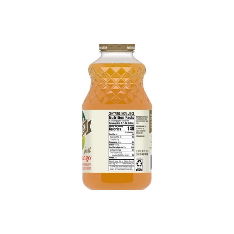 RW KNUDSEN Just Mango Juice, 32 FZ