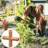 iMopo 12 Pack Drip Irrigation Fittings Cross Connectors, 1/2 Inch