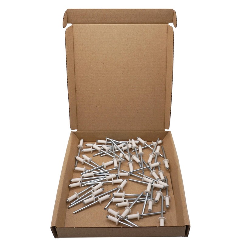 SKIR'CO (50 pcs) Painted Blind Rivets 4.0 x 10 mm,
