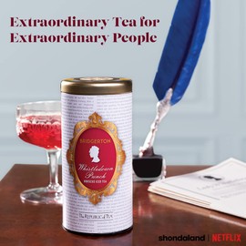 The Republic of Tea - Bridgerton Whistledown Punch, Hibiscus Iced Tea, 6 Large Pouches