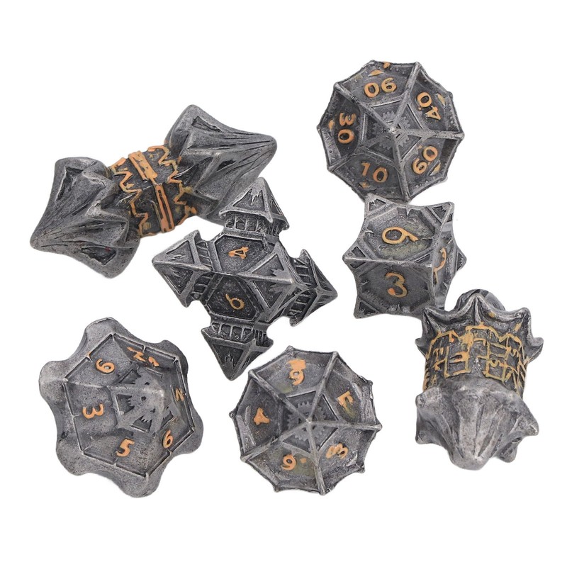 Dice Set Eye Catching Lightweight Alloy Dice Set for Playing