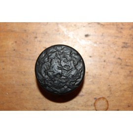 One 1-1/4" NOS Amerock Cast Hammered Back Cabinet Drawer Pull / Knob M-29