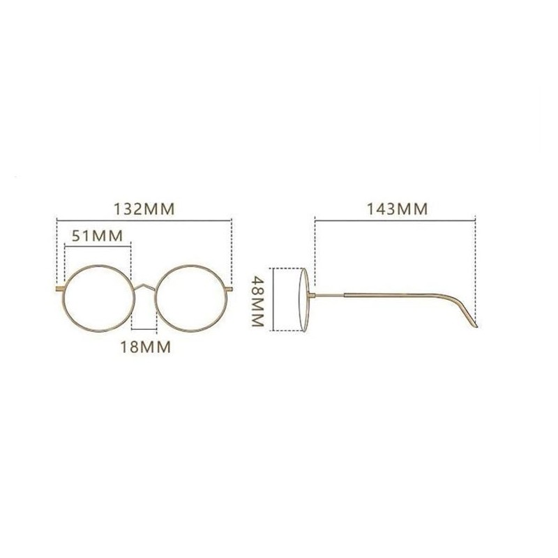 [カロカック] オクタゴン 多角形 メタルフレーム 韓国 トレンド おしゃれ サングラス 伊達 レディース