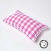 Homescapes - 100% Cotton - Block Check - Filled Cushion