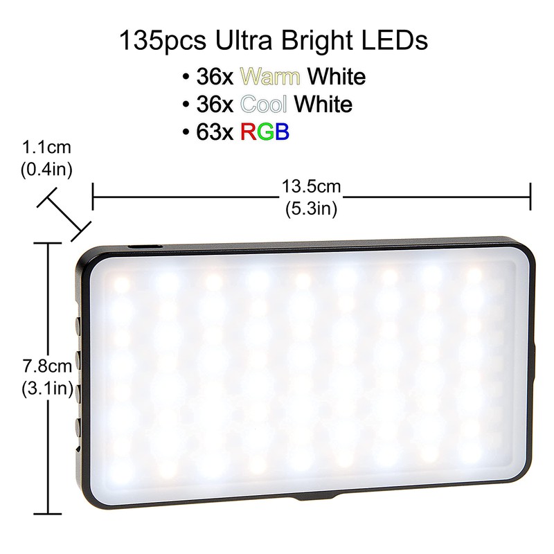 Fotodiox Pro Prizmo Pocket RGBW+T LED Light - Multi Color,