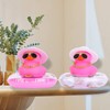 MuMyer - Pato de goma rosa para coche, adornos de