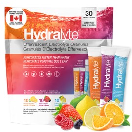 Hydralyte All Natural Electrolyte Powder, Orange, 12ct , 72.0 g (Pack of 1)