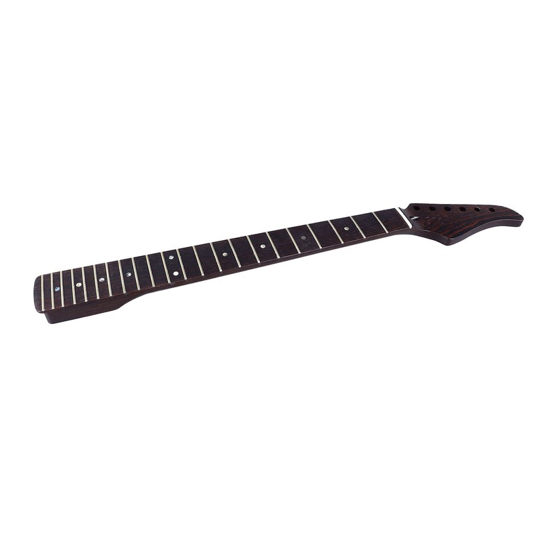 22 Frets Neck Replacement Wenge Wood Material Guitar Fingerboard Neck