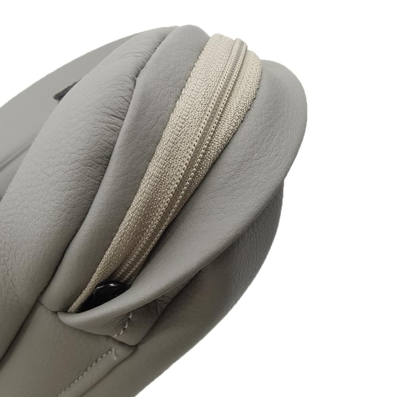 DSkoiph Front Seat Armrest Cover Leather Synthetic 1 Pair Compatible