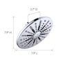 Design House 582718-PC Ian Modern 8-inch 2-Function Showerhead, Polished Chrome