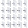 20Pcs Plastic Shelf Support Peg, Self Adhesive Bracket, No Punching