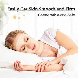 32 Almohadillas de Silicona de Cuello Pecho y Cara Parches Reutilizables de Frente Cubierta de Máscara de Dormir Facial para Alisar Rostro Frente Ojo 