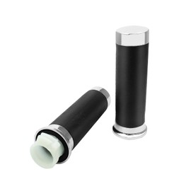 EMIHO Motorcycle Hand Grip 1 Inch 25mm Fit for Honda VT XVS Shadow 400/600/750, Handlebar Grips Cable Throttle Compatible with Yamaha XVS400 XVS650 XVS1100