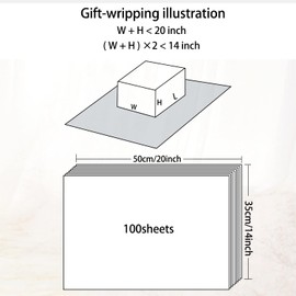 100 hojas de papel de seda plateado de 20 x 14 pulgadas, papel metálico a granel para bolsas de regalo, bodas, cumpleaños, despedidas de soltera, manualidades, decoración de fiestas