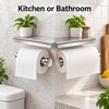 Stainless Steel No-Drill Paper Towel Holder – Wall-Mounted Kitchen Roll