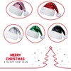JKSVE Sequin Santa Hat for Adults Christmas, Sparkly New Year