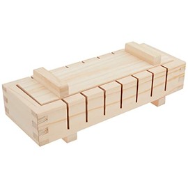 Kiso Kogei Hinoshi Sushi 8 Pieces (3.9 x 10.6 x 2.0 inches (10 x 27 x 5 cm)