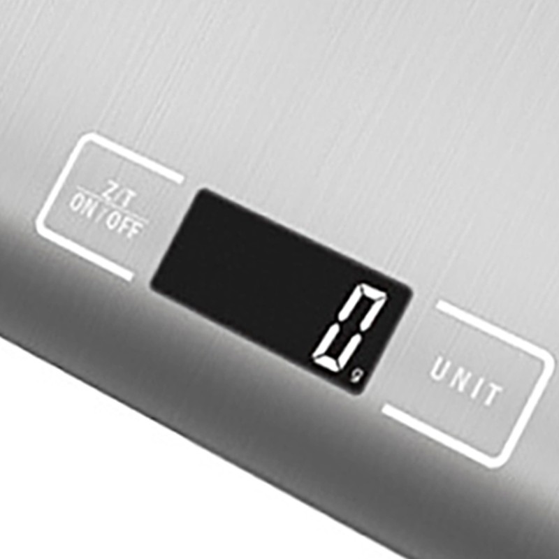 Kitchen Digital Scale Stainless Steel 10kg Waterproof White Backlight LCD