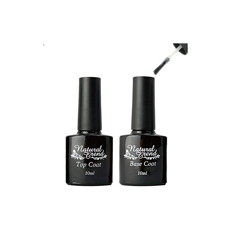 NaturalTrend Gel Nail Top Coat, Base Coat, Matte Coat Set