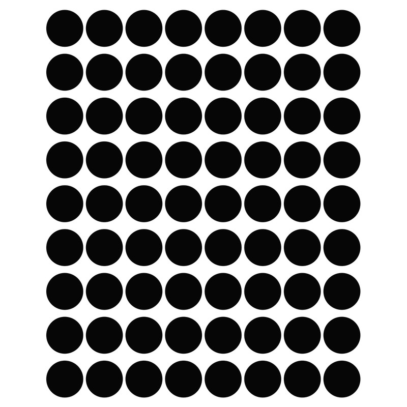 288, 20 mm, Black, PVC, Weatherproof, CODING DOTS CIRCLES DOTS