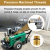 MEILLYOCEAN Pressure Washer Water Pump Outlet Fitting, M20 Male to