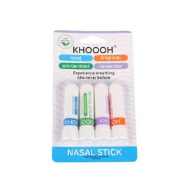 Fowerher Nasal Stick, Lavender Mint Wintermint Tropical Flavours, 4g