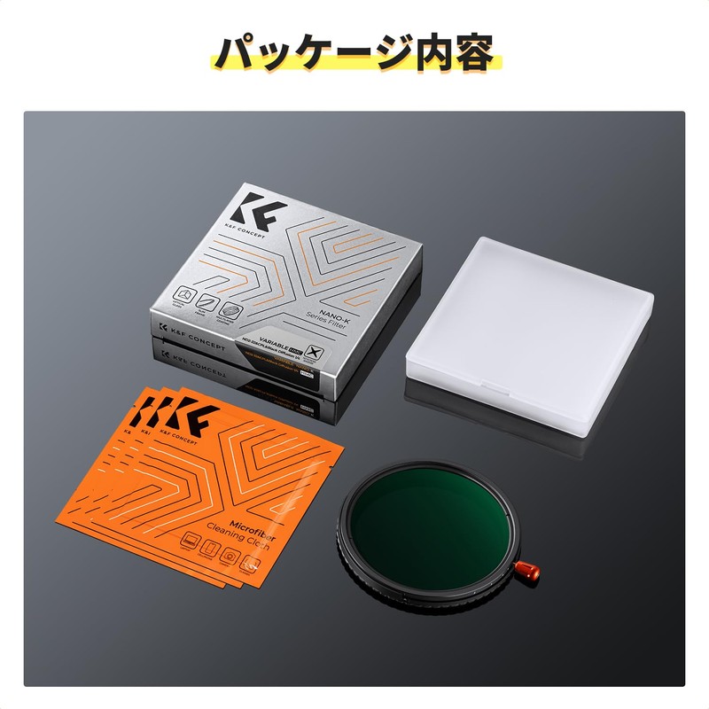 K&F Concept 77mm ND2-32 & CPL & 1/4 Black Mist