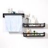 AZSKY Classic Nursery Book Shelves Black Wooden Floating Shelves Wall