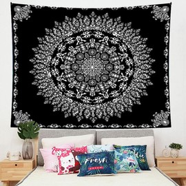 Tree Of Life Pattern Tapestry, Bohemian Style Wall Hanging, Wall Decor for Home Living Room Bedroom, Home Decor, Room Decor - pattern: Mandala, Size: 150cmx130cm