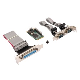 Mini PCIe Combo Serial Parallel Expansion Card 6Gbs 2 RS 232 Port 1 DP25 Pin PCI Express to Printer LPT Port Expansion Card