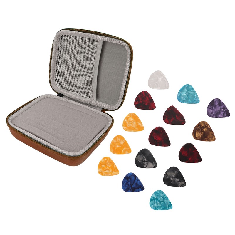 Guitar Pick Bag Set Large Space Waterproof Good Protection EVA