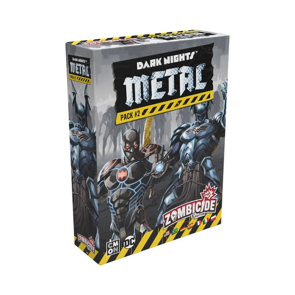 CMON Zombicide Dark Nights Metal Pack #2 | Set of Justice League Miniatures Compatible with Zombicide 2nd Edition Game for Adults | Ages 14+ | 1-6 Players | Average Playtime 60 Minutes | Made