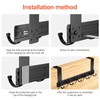 Newaner Door Coat Rack with 5 Hooks, Coat Hooks for