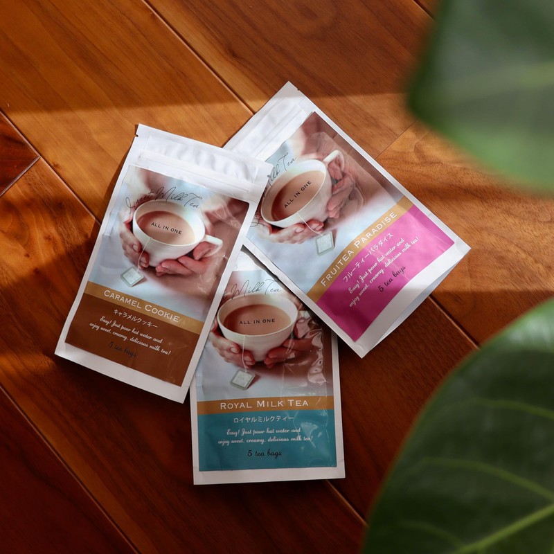 TEARTH Sweet Milk Tea Fruity Paradise Tea Bags 5 Bags