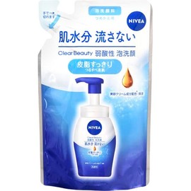 Kao Nivea Cream Care Weak Acidic Foam Face Wash Sebum Refill 4.4 fl oz (130 ml)