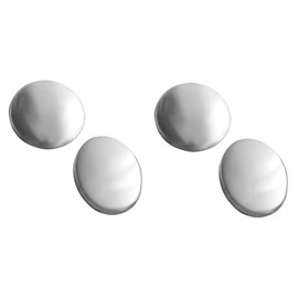 Healvian 4pcs Stainless Steel Sink Soap Bar Odor Remover for Kitchen Body Dish Soap Metallic