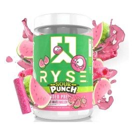 Pre Entreno RYSE LOADED PRE 435 GR 30 SERVICIOS SABOR SOUR PUNCH SOUR WATERMELON                                                                      