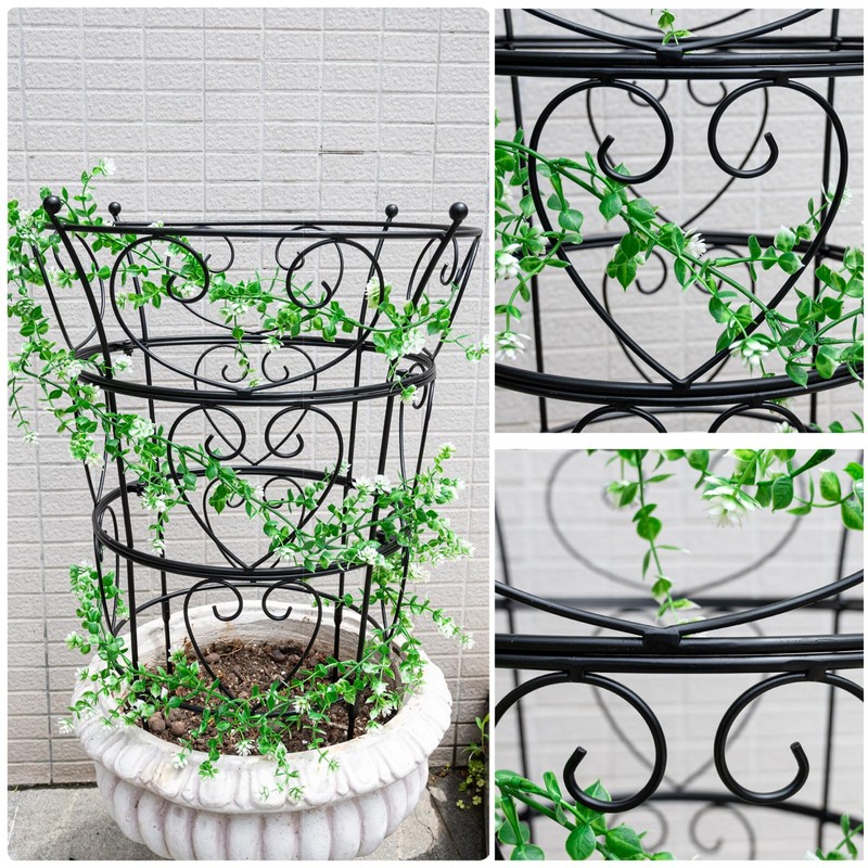 Goooxim Large Obelisk Trellis Peony Cage 24.6x17 Inches - Premium