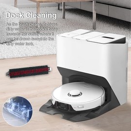 DMJJSD 2St1ck Original Reinigungsb1rste & Wasserfilter Assembly Zubeh?r f1r Roborock S8 Pro Ultra / S8 Maxv Ultra/Roborock S8, Wartungsb1rste Staubsauger-Reinigungs-Tankfilter Roborock S8 Pro Ultra Zubeh?r