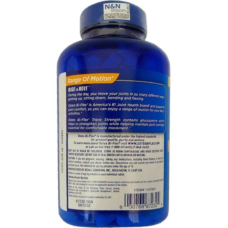 Osteo Bi Osteo Bi Flex Tripple Strength Supplement (200 Count,