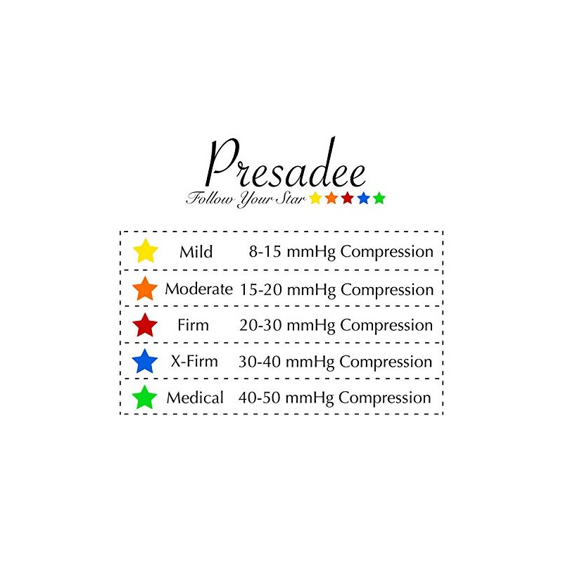 Presadee Shin Premium 20-30 mmHg Firm Compression Leg Calf Sleeve