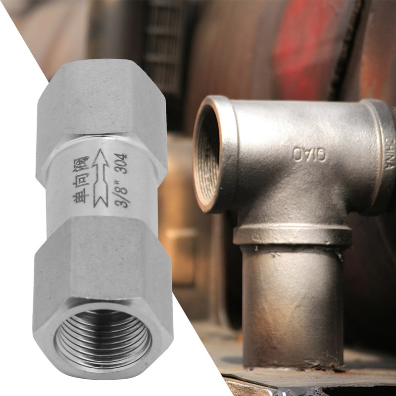 304 Stainless Steel Hex Split Check Valve High Temperature&Pressure Endurance