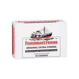 Fisherman's Friend Extra Strong Menthol Cough Suppressant Lozenges, Original, 38 ea - 2pc