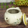 Teapot, Stylish Tableware, Kutani Pot, Flower Arabesque Pattern, Ceramic, Brand,